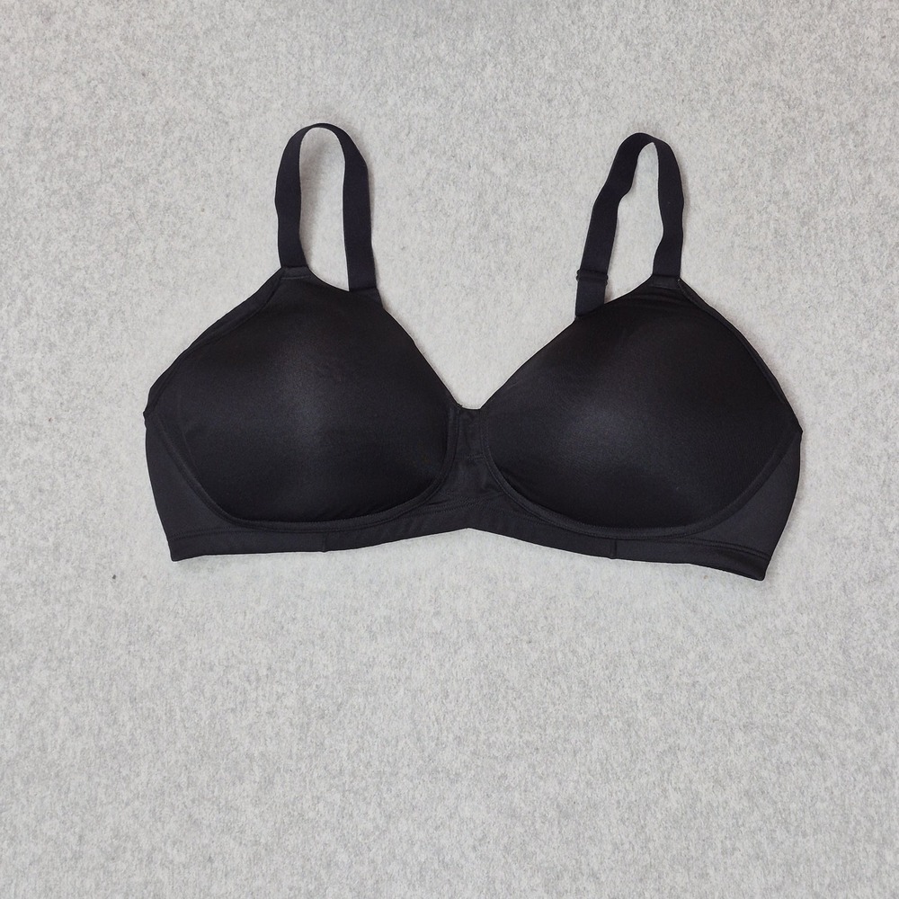 Vanity Fair Women Bra 40C Black T Shirt 71267 Beauty Back Wireless Strap